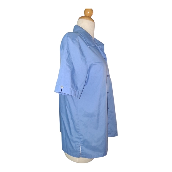 Foxcroft By Appleseed's Wrinkle Free Button Up Shirt Women's Size 10 - Picture 2 of 7